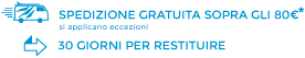 Spedizione gratuita sopra gli 80€