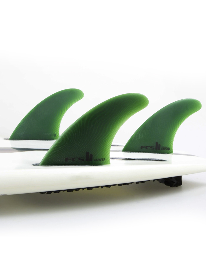 FCS 2 Carver Eco Neo Glass Tri-Quad Fin Set Sage L