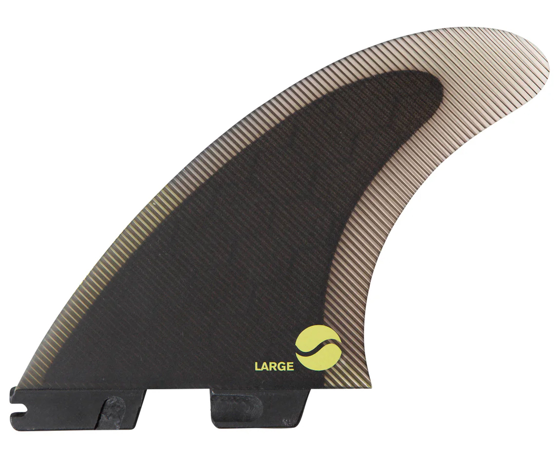 FCS II CARVER PC AIRCORE CARBON TRI FIN SET EUCALYPTUS