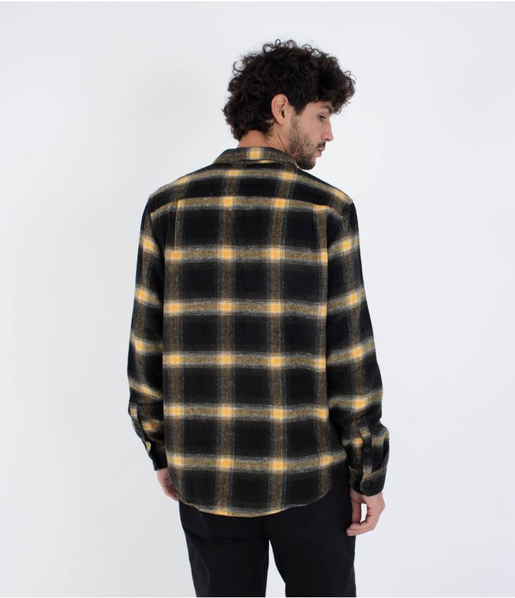 Camicia In Flanella Organica Portland Da Uomo - Maniche Lunghe Morbide Con Tasca E Bottoni Riciclati - Orlo Smerlato Unico