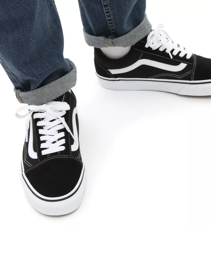 Vans Old Skool Scarpe Black White - Scarpe Vans shop online