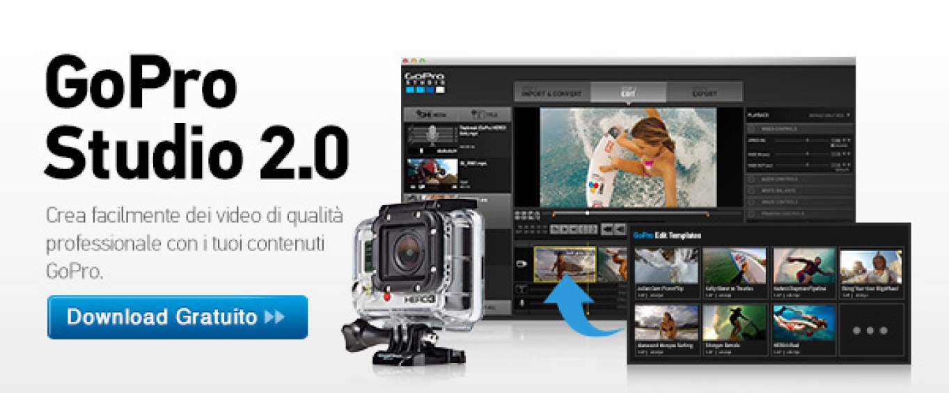 GoPro Studio 2.0: modifiche GoPro più semplici