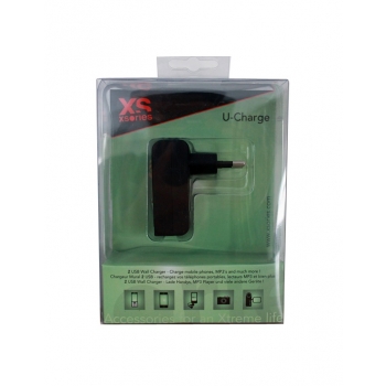 XS WALL CHARGER CARICATORE DA PARETE DOPPIO USB