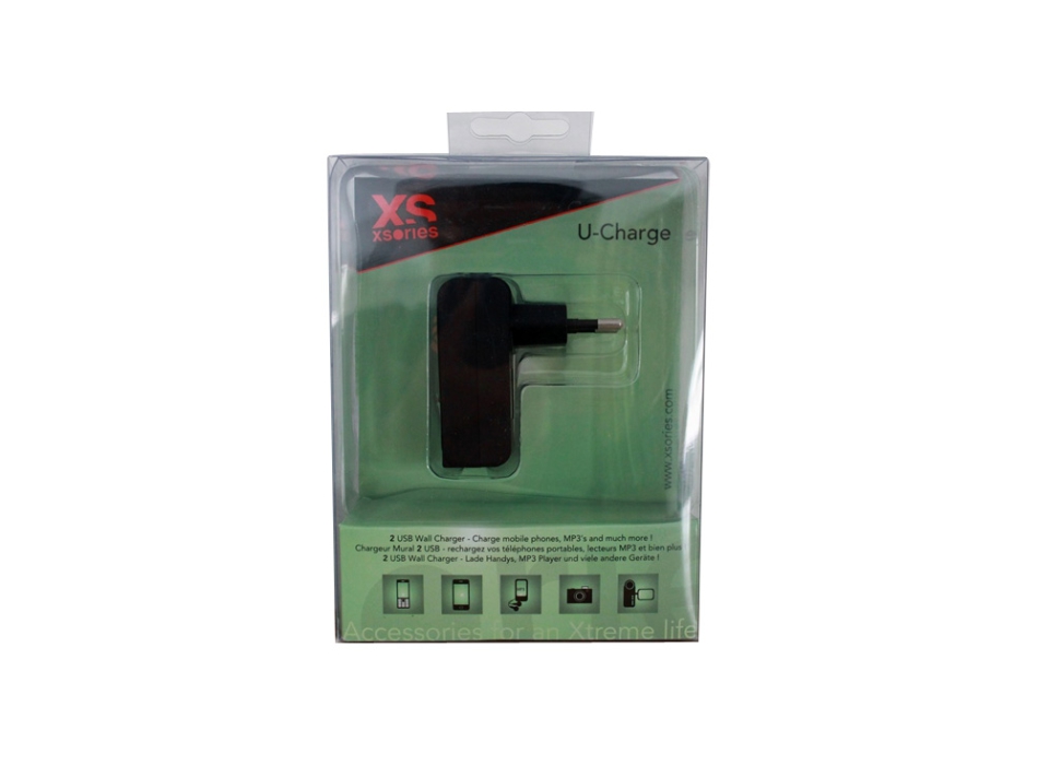 XS WALL CHARGER CARICATORE DA PARETE DOPPIO USB