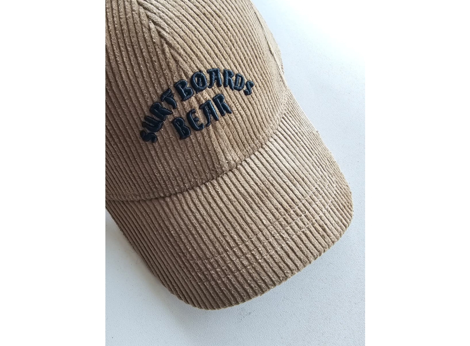 BEAR SURFBOARDS BASEBALL CAPPELLO CORDUROY KHAKI