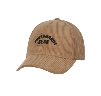 BEAR SURFBOARDS BASEBALL CAPPELLO CORDUROY KHAKI
