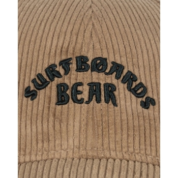BEAR SURFBOARDS BASEBALL CAPPELLO CORDUROY KHAKI