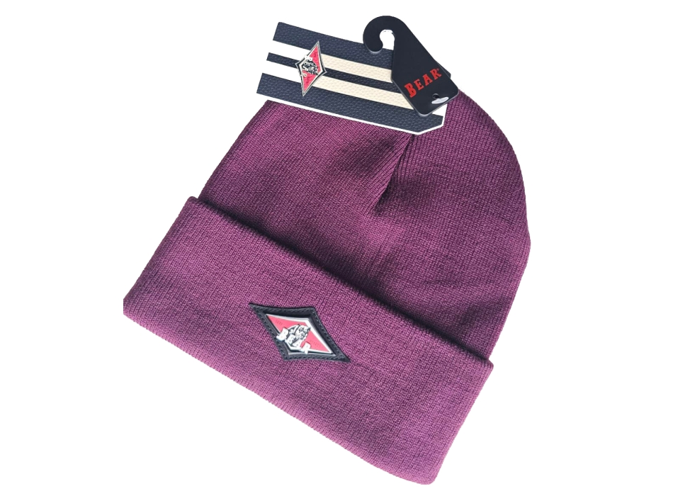 BEAR SURFBOARDS BERRETTO BEANIE LOGO CHERRY LACQUER