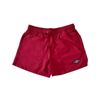 BEAR SURFBOARDS BOARDSHORTS MALIBU VOLLEY STRIPES SCARLET SAGE