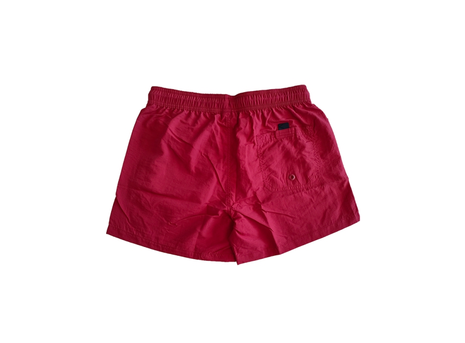 BEAR SURFBOARDS BOARDSHORTS MALIBU VOLLEY STRIPES SCARLET SAGE