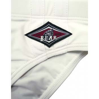 BEAR SURFBOARDS COSTUME LYCRA SLIP STRIPES WHITE