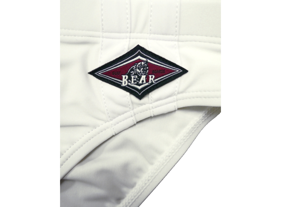 BEAR SURFBOARDS COSTUME LYCRA SLIP STRIPES WHITE