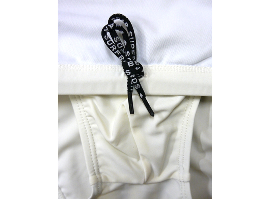 BEAR SURFBOARDS COSTUME LYCRA SLIP STRIPES WHITE
