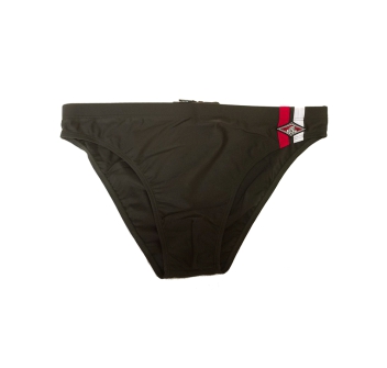 BEAR SURFBOARDS COSTUME LYCRA SLIP SWIMMING TRUNKS BLACK