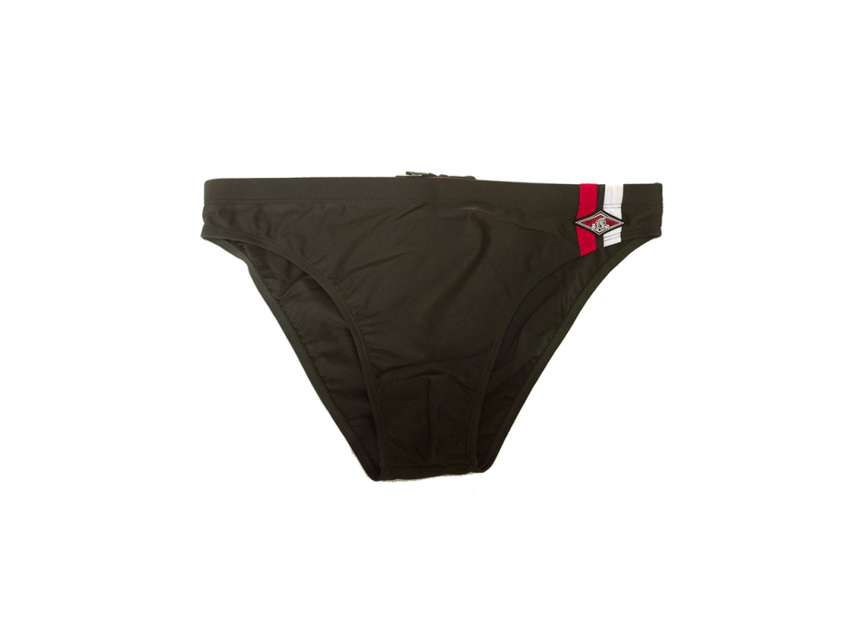 BEAR SURFBOARDS COSTUME LYCRA SLIP SWIMMING TRUNKS BLACK