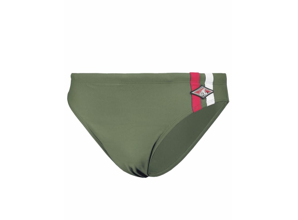 BEAR SURFBOARDS COSTUME LYCRA SLIP SWIMMING TRUNKS DEEP LICHEN