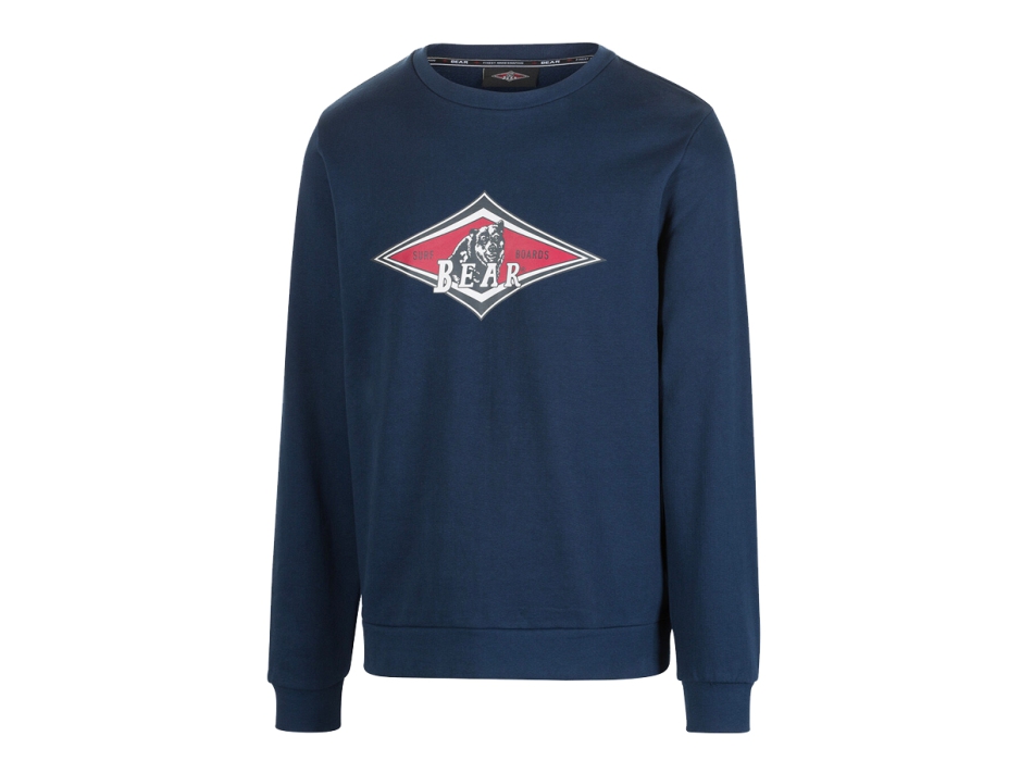 Bear Surfboards Felpa Leggera Girocollo Dress Blue. Acquista online