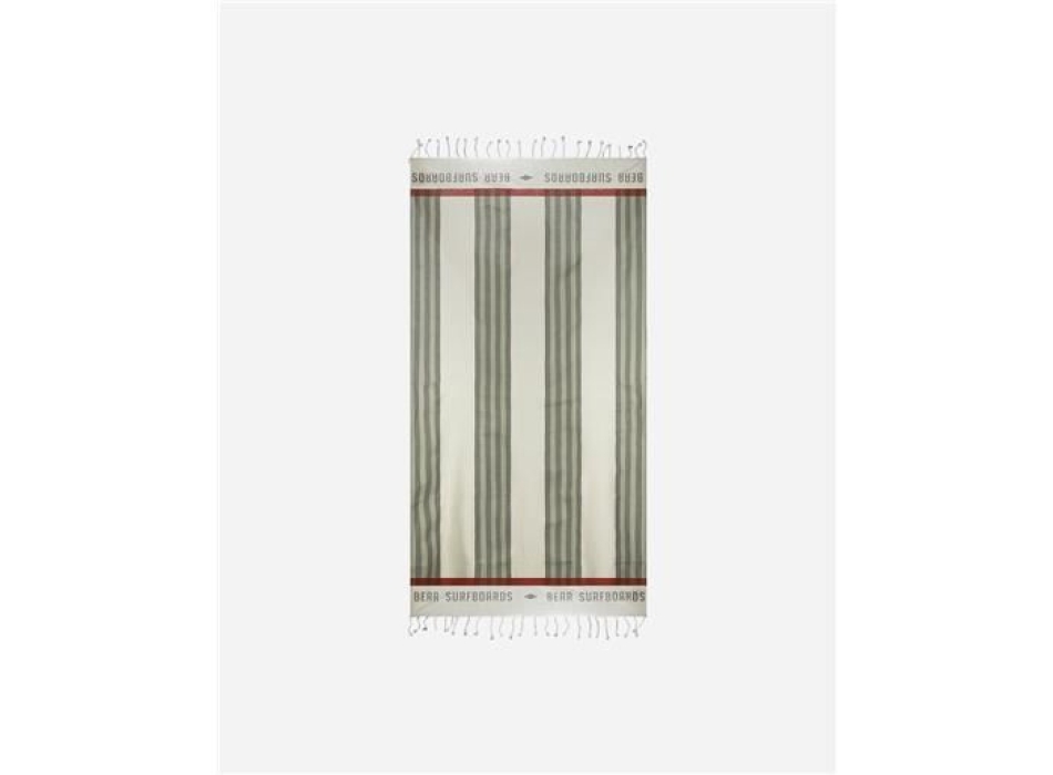 BEAR SURFBOARDS FOUTA STRIPES TELO MARE GREEN