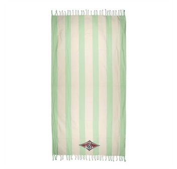 BEAR SURFBOARDS FOUTA STRIPES TELO MARE GREEN