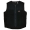 BEAR SURFBOARDS FURRY VEST SMANICATO IN PILE CON ZIP BLACK