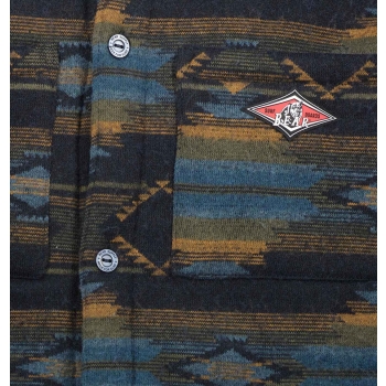 BEAR SURFBOARDS OVERSHIRT TOTEM GIACCA CAMICIA FANTASIA ETNICA