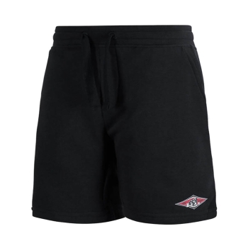 BEAR SURFBOARDS PANTALONI CORTI IN FELPA SMALL LOGO BLACK