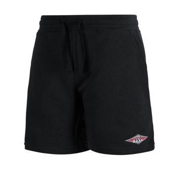 BEAR SURFBOARDS PANTALONI CORTI IN FELPA SMALL LOGO BLACK