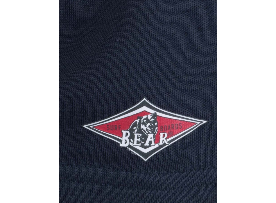 BEAR SURFBOARDS PANTALONI CORTI IN FELPA SMALL LOGO SKY CAPTAIN