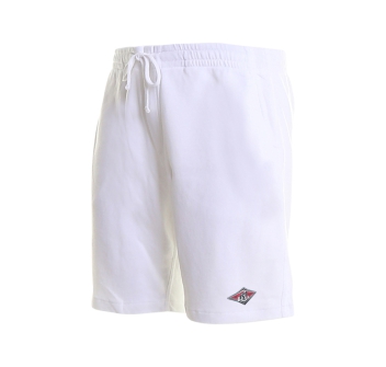 BEAR SURFBOARDS PANTALONI CORTI IN FELPA WHiTE