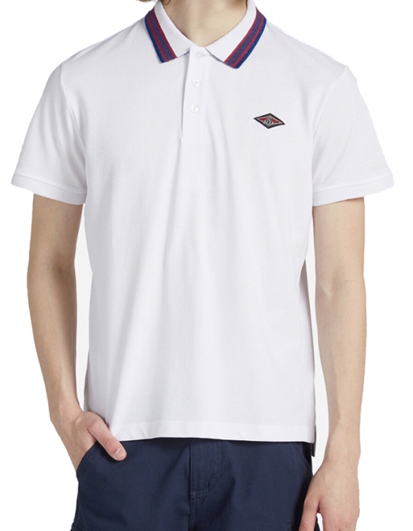 BEAR SURFBOARDS POLO LOGO OPTICAL WHITE