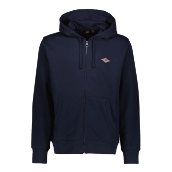 BEAR SURFBOARDS SMALL LOGO FELPA ZIP CAPPUCCIO SKY CAPTAIN