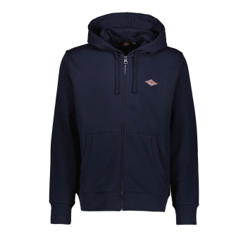 BEAR SURFBOARDS SMALL LOGO FELPA ZIP CAPPUCCIO SKY CAPTAIN