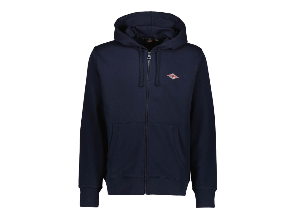 BEAR SURFBOARDS SMALL LOGO FELPA ZIP CAPPUCCIO SKY CAPTAIN