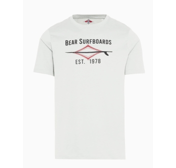BEAR SURFBOARDS T-SHIRT 1978 WHITE
