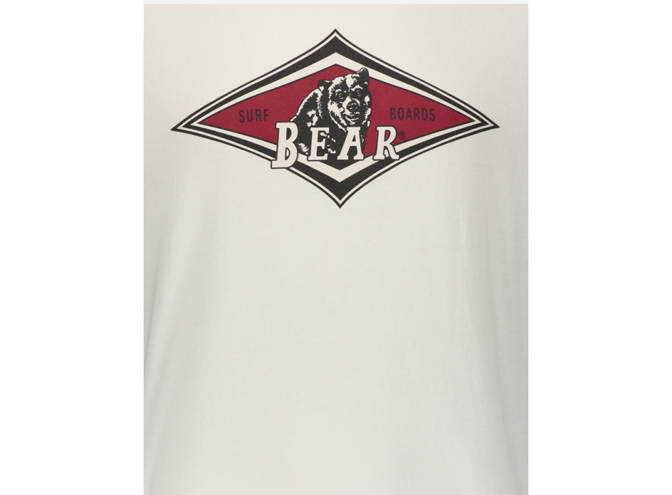 BEAR SURFBOARDS T-SHIRT LOGO OFF WHITE