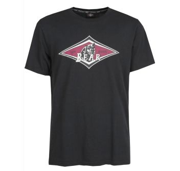 BEAR SURFBOARDS T-SHIRT LOGO PIRATE BLACK