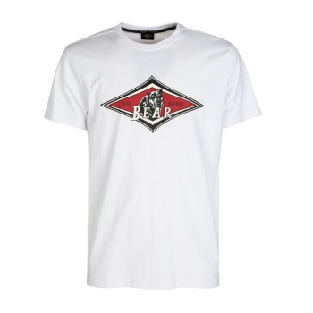 BEAR SURFBOARDS T-SHIRT LOGO WHITE