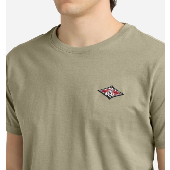 BEAR SURFBOARDS T-SHIRT SMALL LOGO BROWN RICE