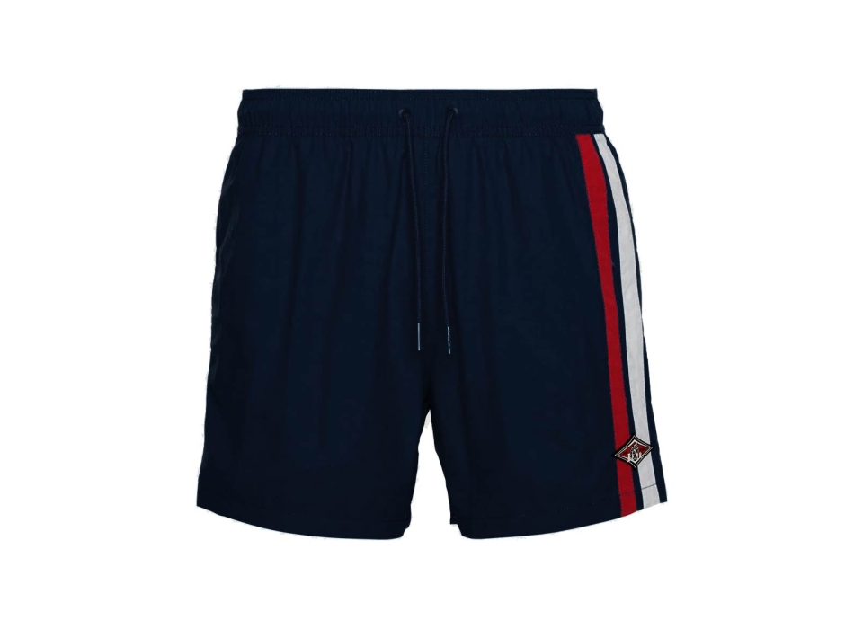 BEAR SURFBOARDS VOLLEY STRIPES SHORTS DRESS BLUE