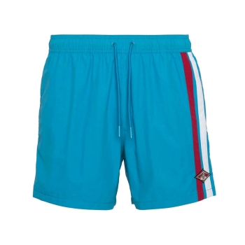 BEAR SURFBOARDS VOLLEY STRIPES SHORTS MOSAIC BLUE