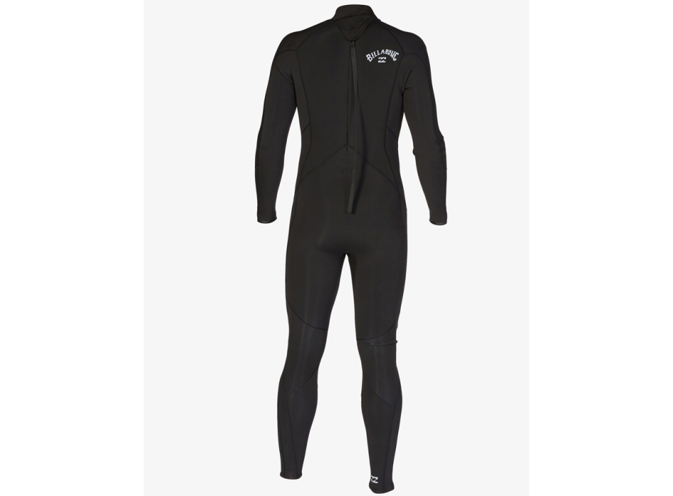 BILLABONG 3/2 ABSOLUTE MUTA BACKZIP BLACK