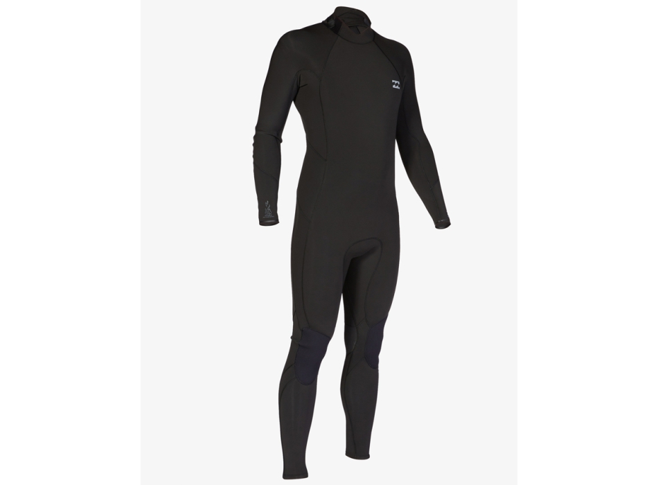 BILLABONG 3/2 ABSOLUTE MUTA BACKZIP BLACK
