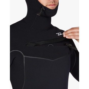 BILLABONG 5/4 FURNACE CHEST ZIP CON CAPPUCCIO MUTA INVERNALE