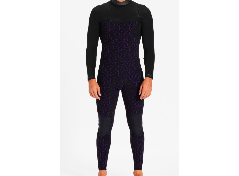 BILLABONG 5/4 FURNACE CHEST ZIP CON CAPPUCCIO MUTA INVERNALE