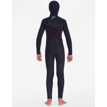 BILLABONG ABSOLUTE 5/4 CHEST ZIP MUTA CON CAPPUCCIO RAGAZZO MILITARY