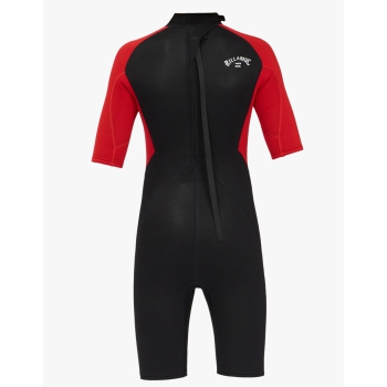 BILLABONG INTRUDER 2/2 MM BACK ZIP MUTA CORTA RAGAZZO 