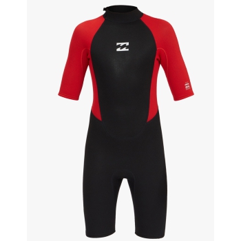 BILLABONG INTRUDER 2/2 MM BACK ZIP MUTA CORTA RAGAZZO 