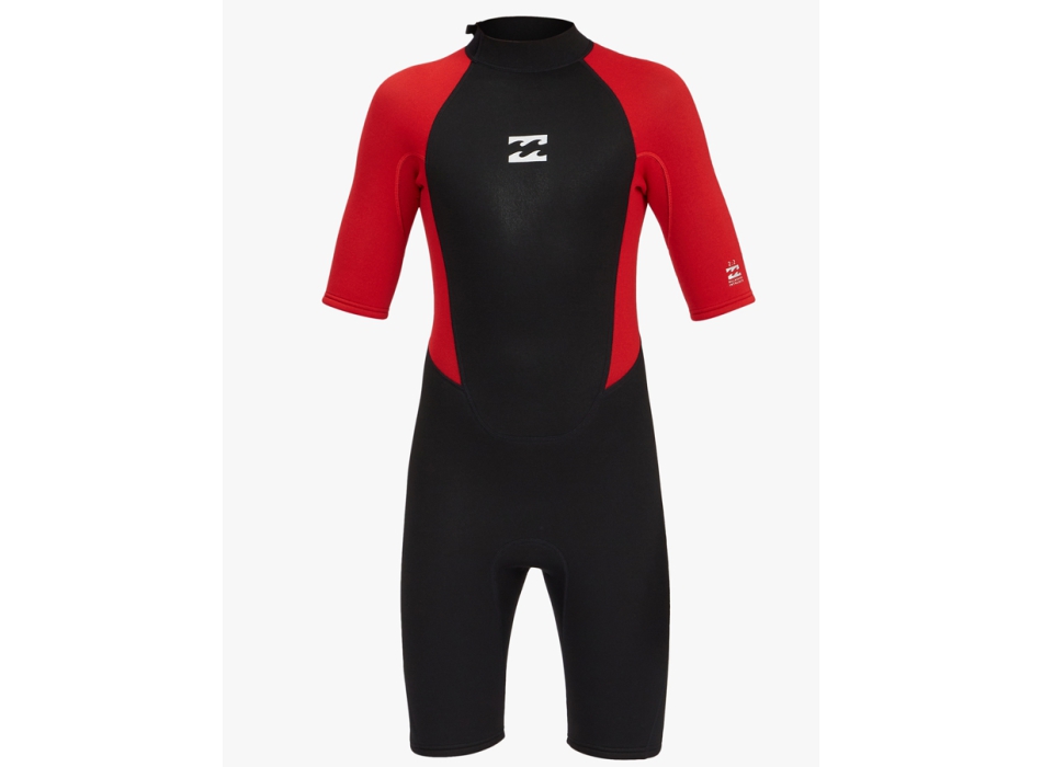 BILLABONG INTRUDER 2/2 MM BACK ZIP MUTA CORTA RAGAZZO 