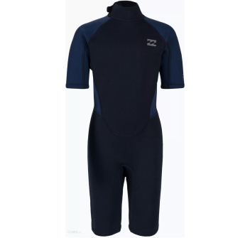 BILLABONG INTRUDER 2/2 MM BACK ZIP MUTA CORTA RAGAZZO NAVY