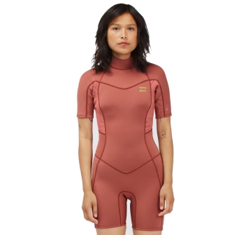 BILLABONG SYNERGY 2/2 BACKZIP MUTA DONNA RED CLAY